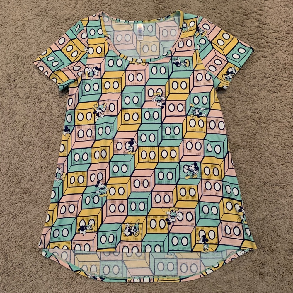 LuLaRoe Disney Mickey Mouse Classic T Small